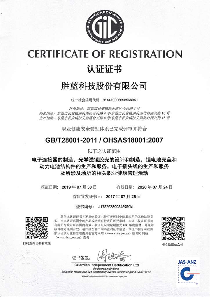 OHSAS18001:2007